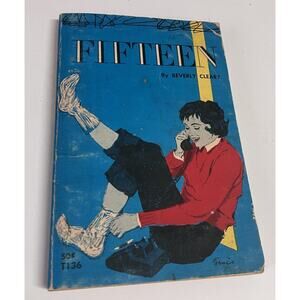 Fifteen By‎ Beverly Clearly 9th Printing 1956 1959 Novel Book Vintage